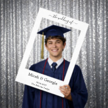 Personalized Wedding Selfie Frame Elegant Theme