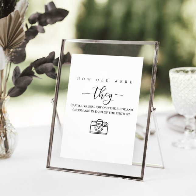 Personalized Wedding Shower "How Old Are They"  Poster (Creator Uploaded)