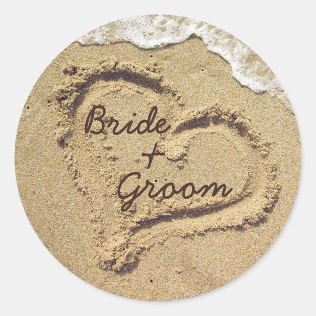 Personalized Wedding Stickers (Front)