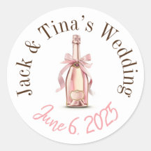 Personalized wedding stickers