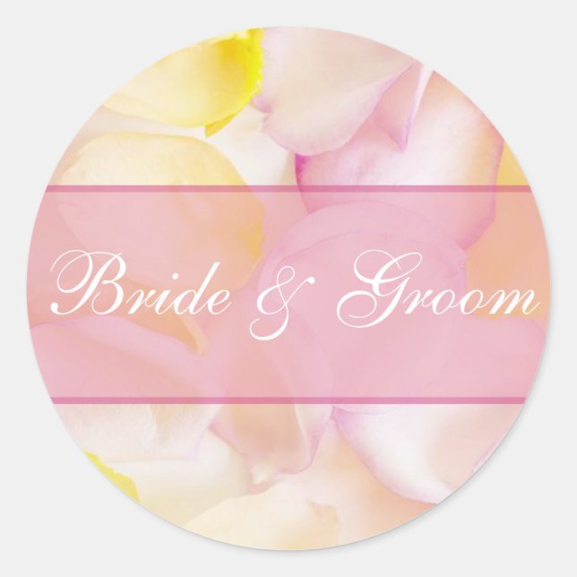 Personalized Wedding Stickers (Front)