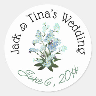 Personalized wedding stickers