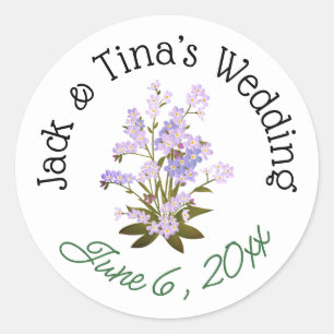 Personalized wedding stickers