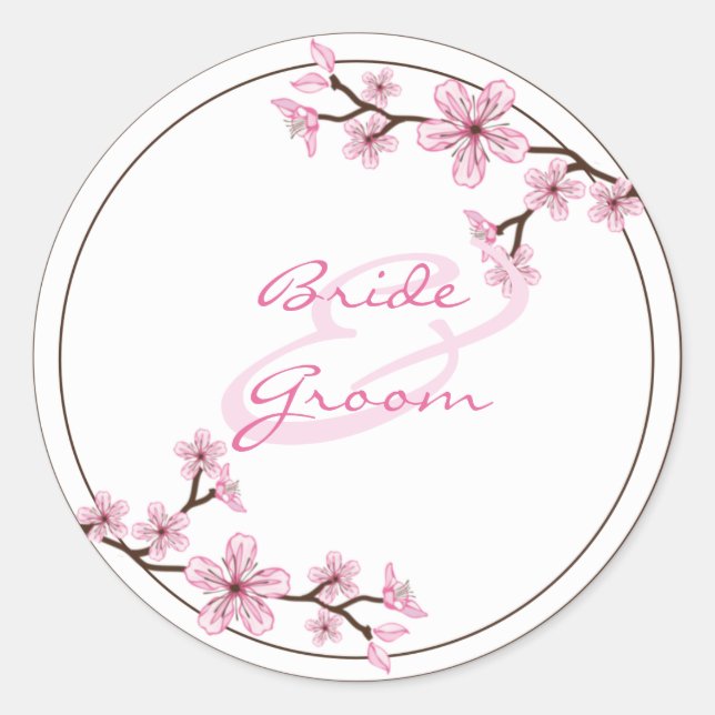 Personalized Wedding Stickers (Front)