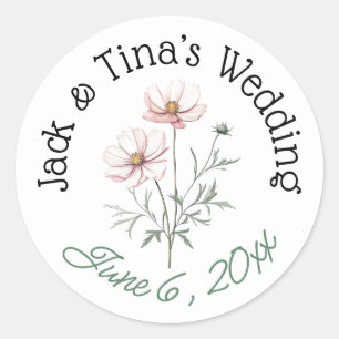 Personalized wedding stickers