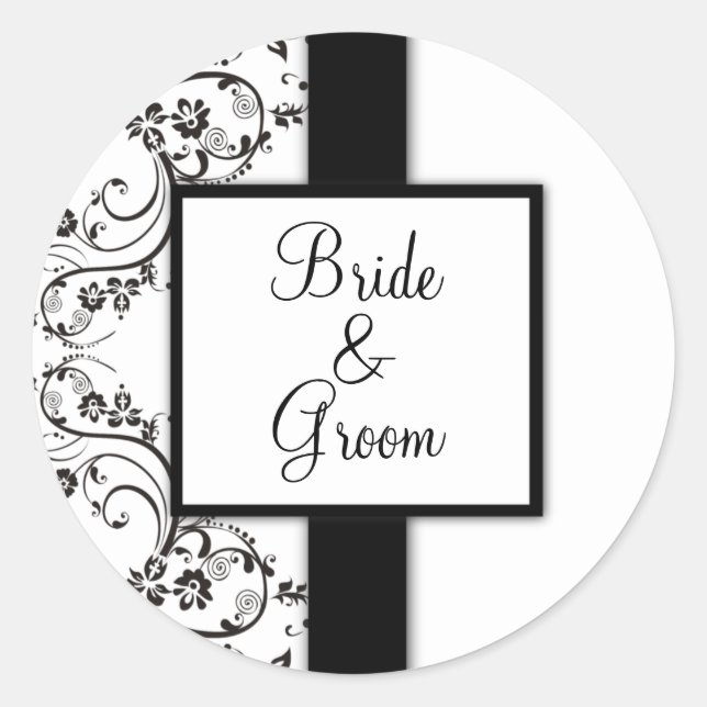 Personalized Wedding Stickers (Front)