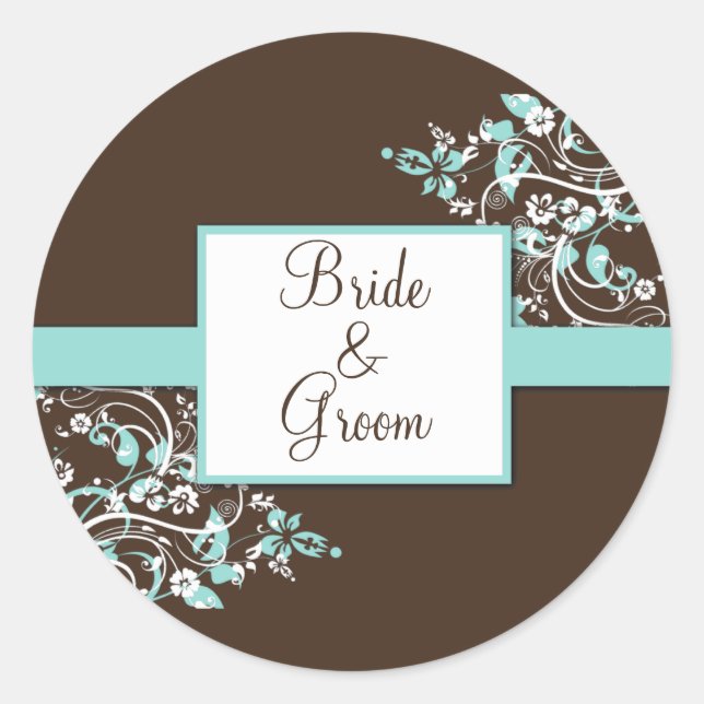 Personalized Wedding Stickers (Front)