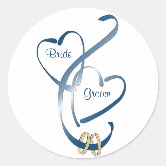 Personalized Wedding Stickers (Front)