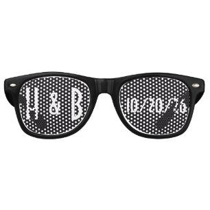 Personalized Wedding Sunglasses, Wedding Favors Retro Sunglasses