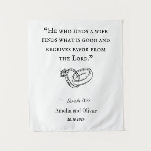 Personalized Wedding Tapestry