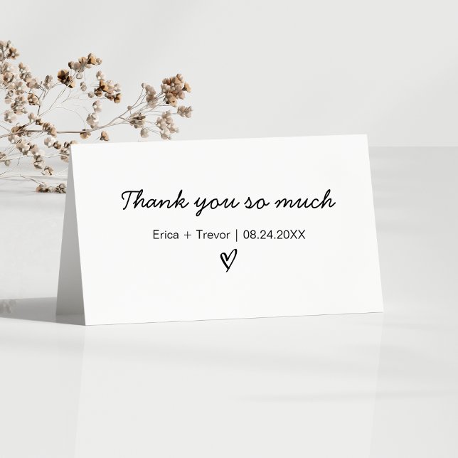 Personalized Wedding Thank You Holiday Card (Creator Uploaded)