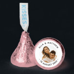 Personalized Wedding Thank You Photo Pink Hershey®'s Kisses®<br><div class="desc">// Note: photo used is a placeholder image only. You will need to replace with your own photo before ordering/printing. If you need help with this please contact me.</div>