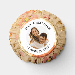 Personalized Wedding Thank You Photo Pink Reese&#39;s Peanut Butter Cups