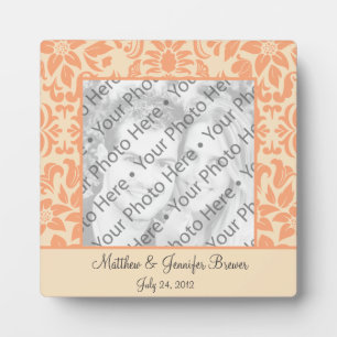 Personalized Wedding Tile Gift & Keepsake w/ Text Plaque
