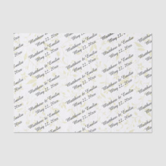 Personalized Wedding Tissue Paper