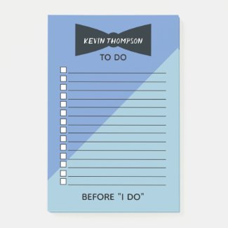 Groom Post-it Notes