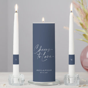 Personalized Wedding Unity Candle Set 