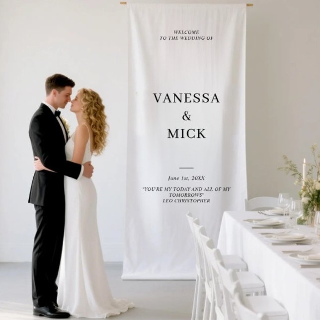 Personalized Wedding Welcome Banner (Creator Uploaded)