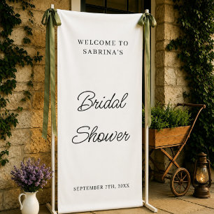Personalized Wedding Welcome Bridal Shower Engaged Banner