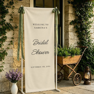 Personalized Wedding Welcome Bridal Shower Engaged Banner