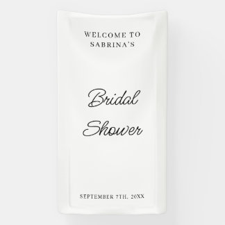 Personalized Wedding Welcome Bridal Shower Engaged Banner