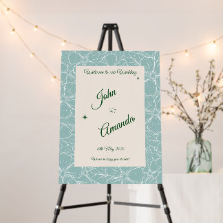 Personalized Wedding Welcome Sign