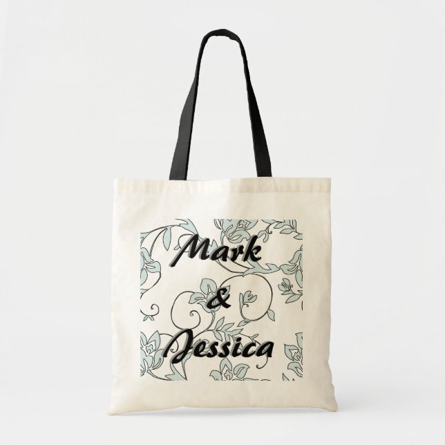 Personalized Wedding Welcome Tote Bag (Front)