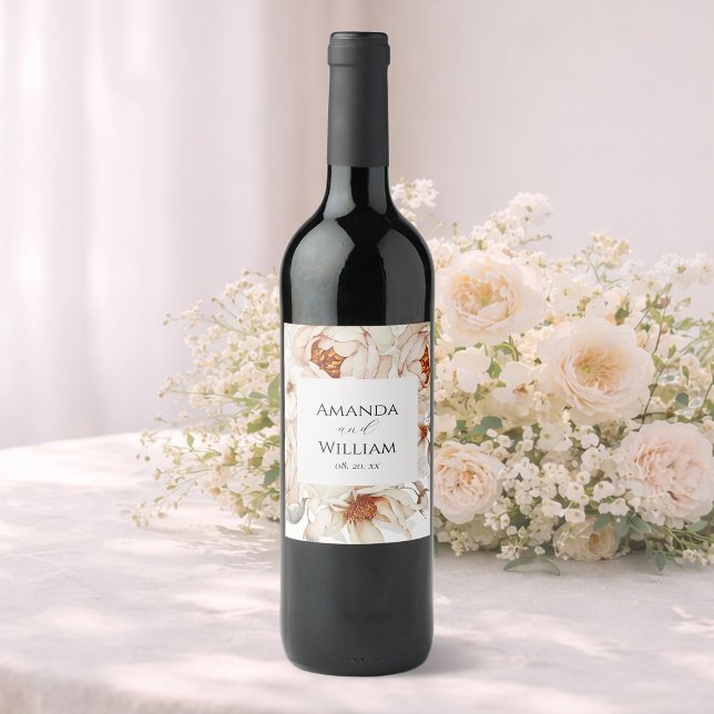 Personalized Wedding Wine Bottle Label (Creator Uploaded)