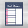 Personalized Weekly Meal Planner & Shopping List Magnetic Dry Erase Sheet