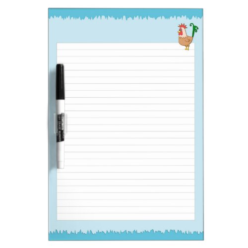Personalized Weekly Tasks Dry Erase Board