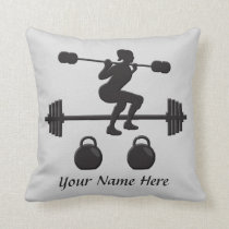 Personalized Weightlifter Gifts Pillow for HER Personalized Weightlifter Gifts Pillow for HER
