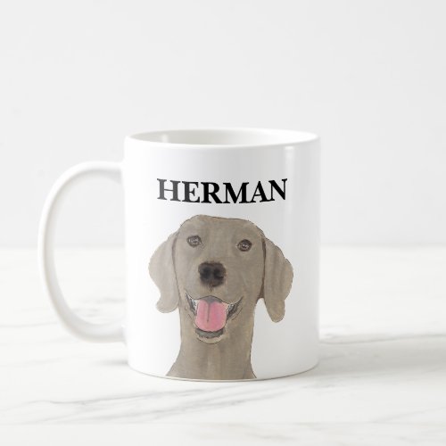 Personalized Weimaraner Coffee Mug