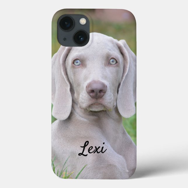 Personalized Weimaraner Puppy Dog Case-Mate iPhone Case (Back)