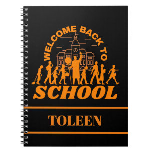 Personalized Welcome Back To School Notebook