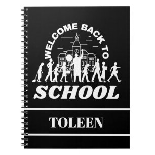 Personalized Welcome Back To School Notebook