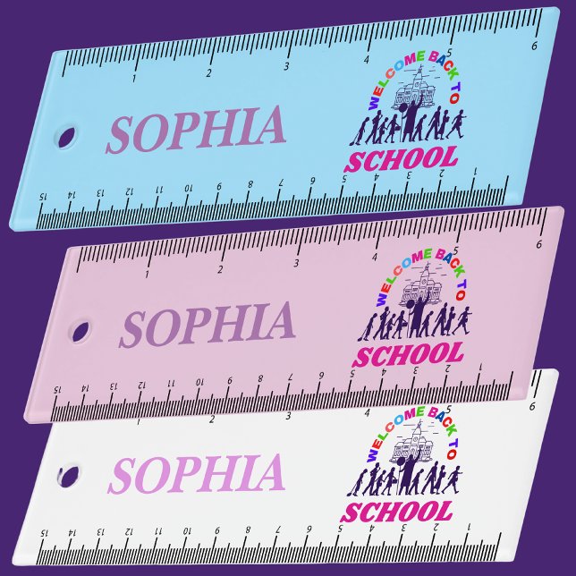 Personalized Welcome Back To School Ruler (Creator Uploaded)