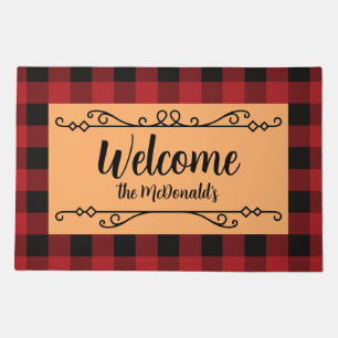 Personalized Welcome Door Mat