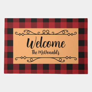 Personalized Welcome Door Mat