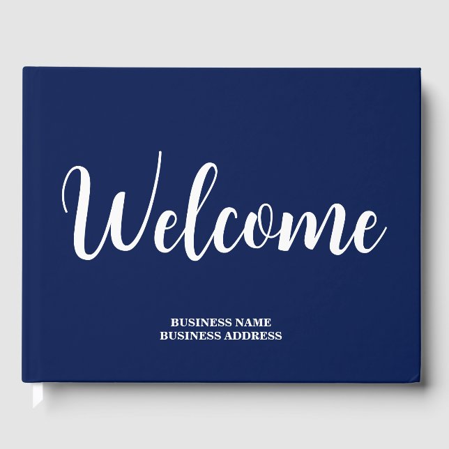 Personalized Welcome Guest Book (Front)