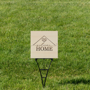 Personalized  Welcome Home Card  Sign
