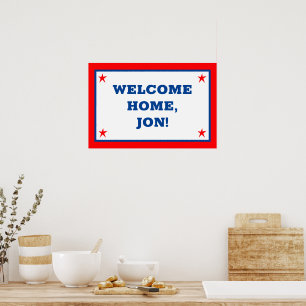 Personalized Welcome Home Poster