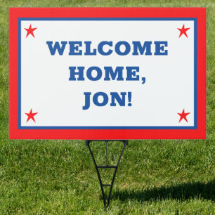 Personalized Welcome Home Sign