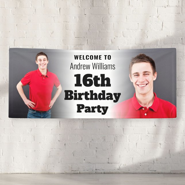 Personalized Welcome Sign 16th Birthday Men Photo (Personalized Welcome Sign 16th Birthday Men Photo
)