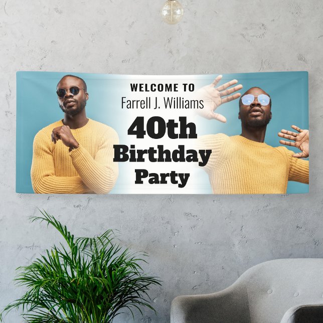 Personalized Welcome Sign Photo Men 40th Birthday (Personalized Welcome Sign Photo Men 40th Birthday
)