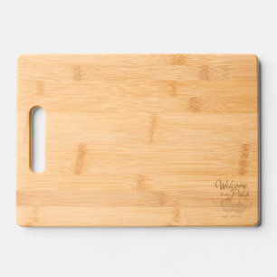 Personalized Welcome to our Autumn Pumpkin Patch Engraved Cutting Board