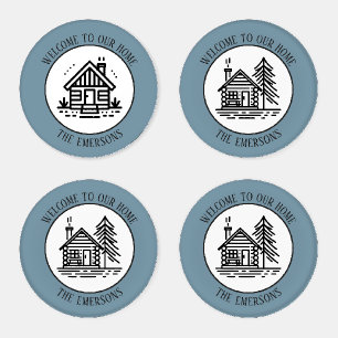 Personalized Welcome to our Home Coaster Set