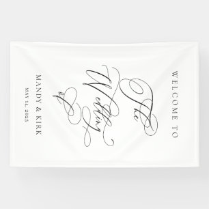 Personalized “Welcome to Our Wedding” Banner