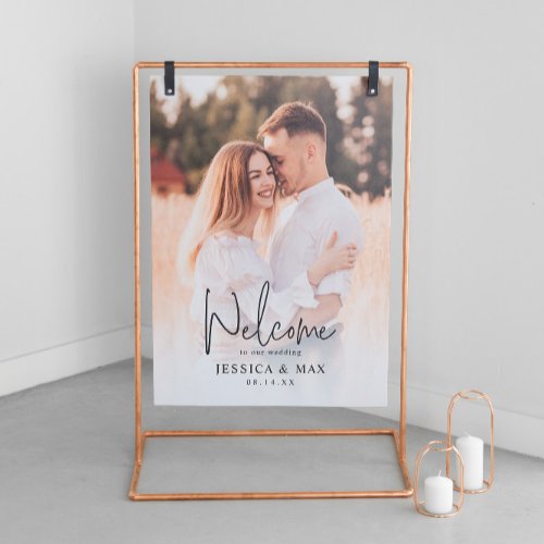 Personalized Welcome to Our Wedding Sign Acrylic