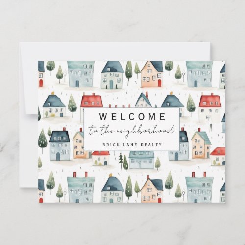 Personalized Welcome to the Neighborhood Realty Postcard