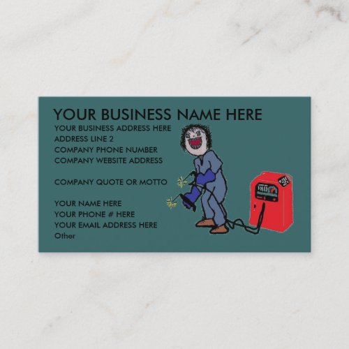 Personalized Welder Business Card